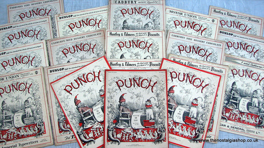 Punch Magazine. Lot of 19 From 1947 & 1949. (M160)