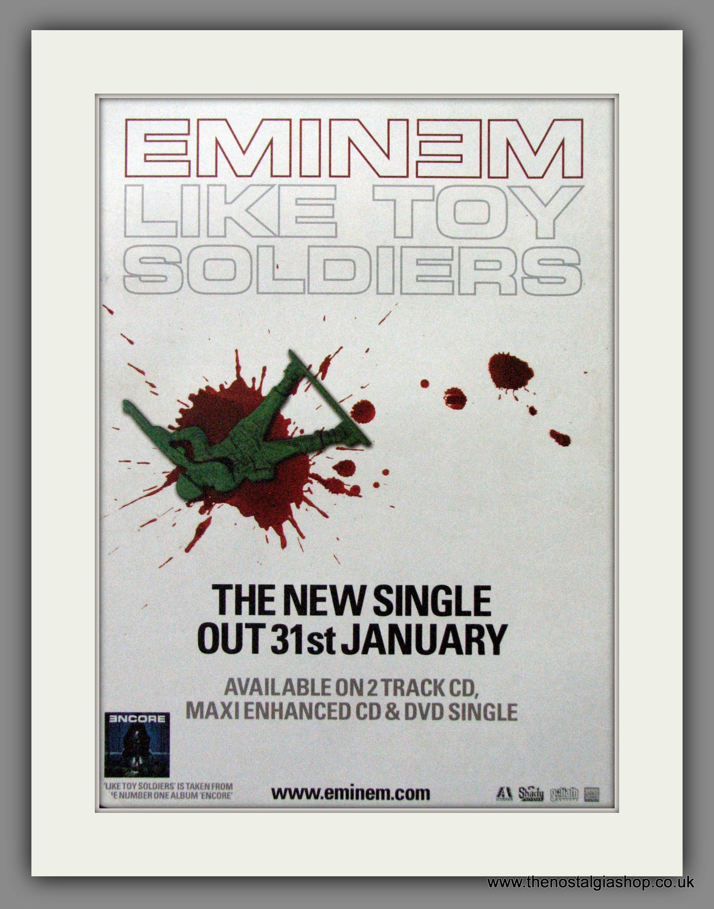 Eminem. Like Toy Soldiers. Original Advert 2005 (ref AD50238)