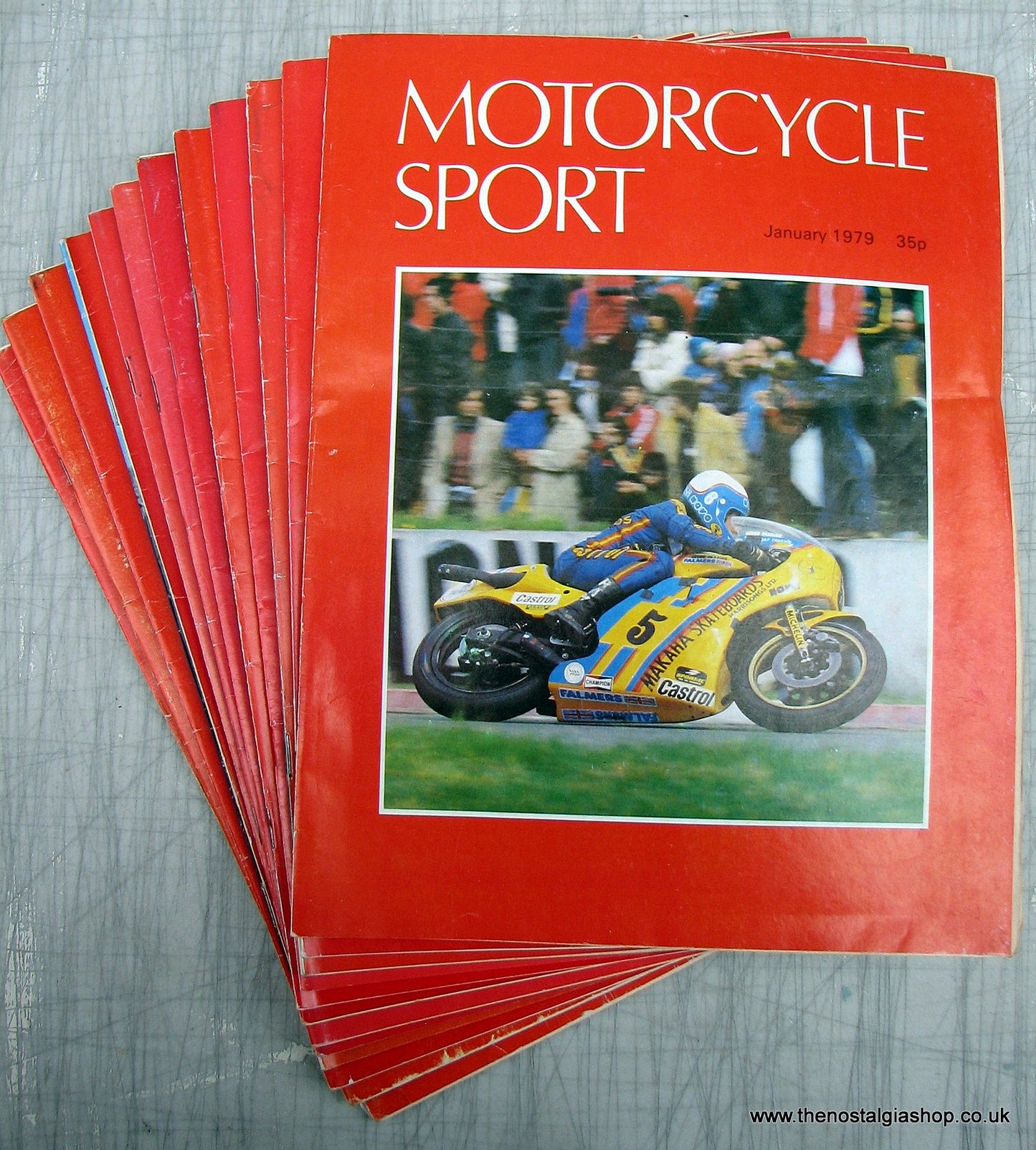 Motorcycle Sport Magazines 1979. Full year 12 issues. (M178)