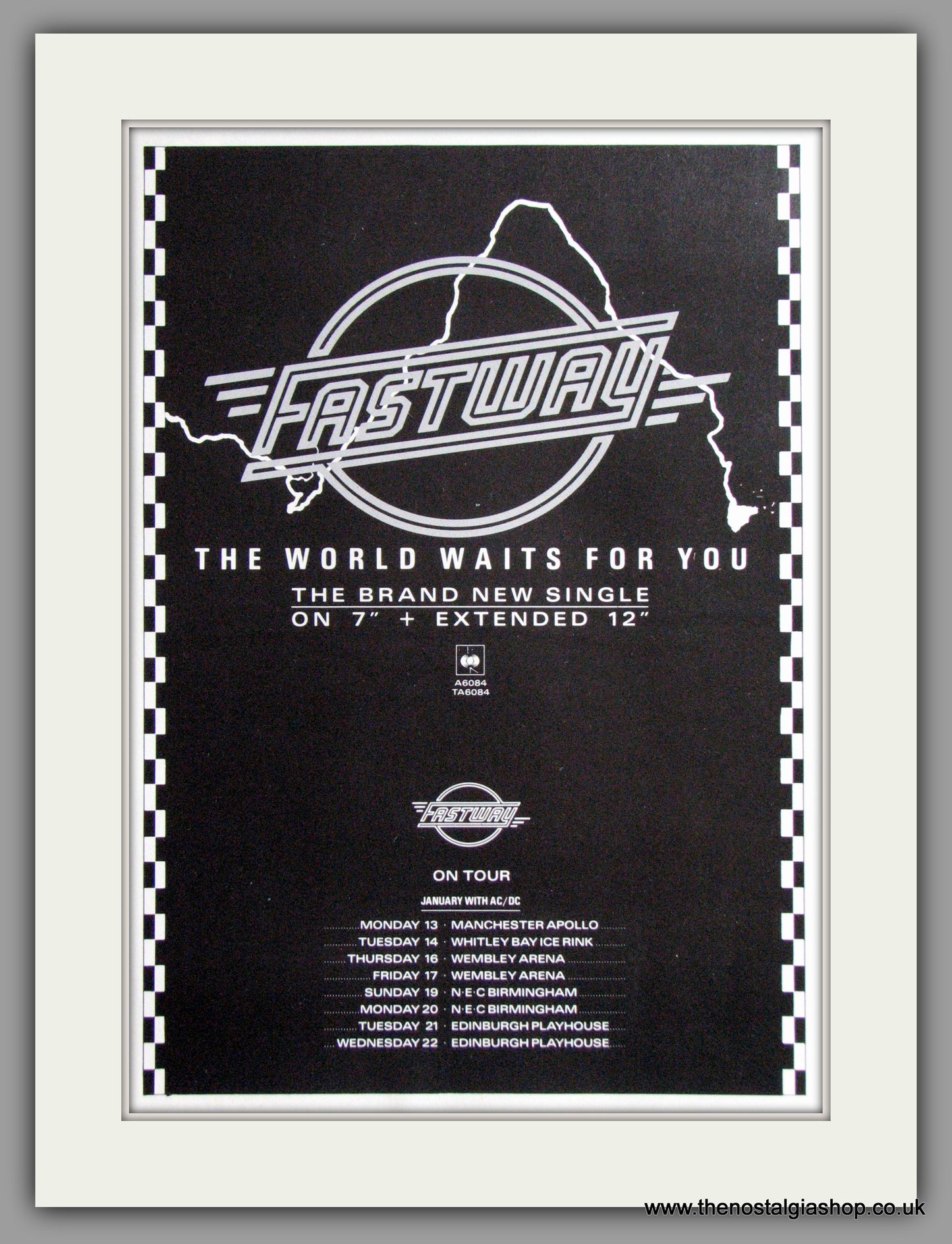 Fastway - The World Waits For You. Original Advert 2000 (ref AD50294)