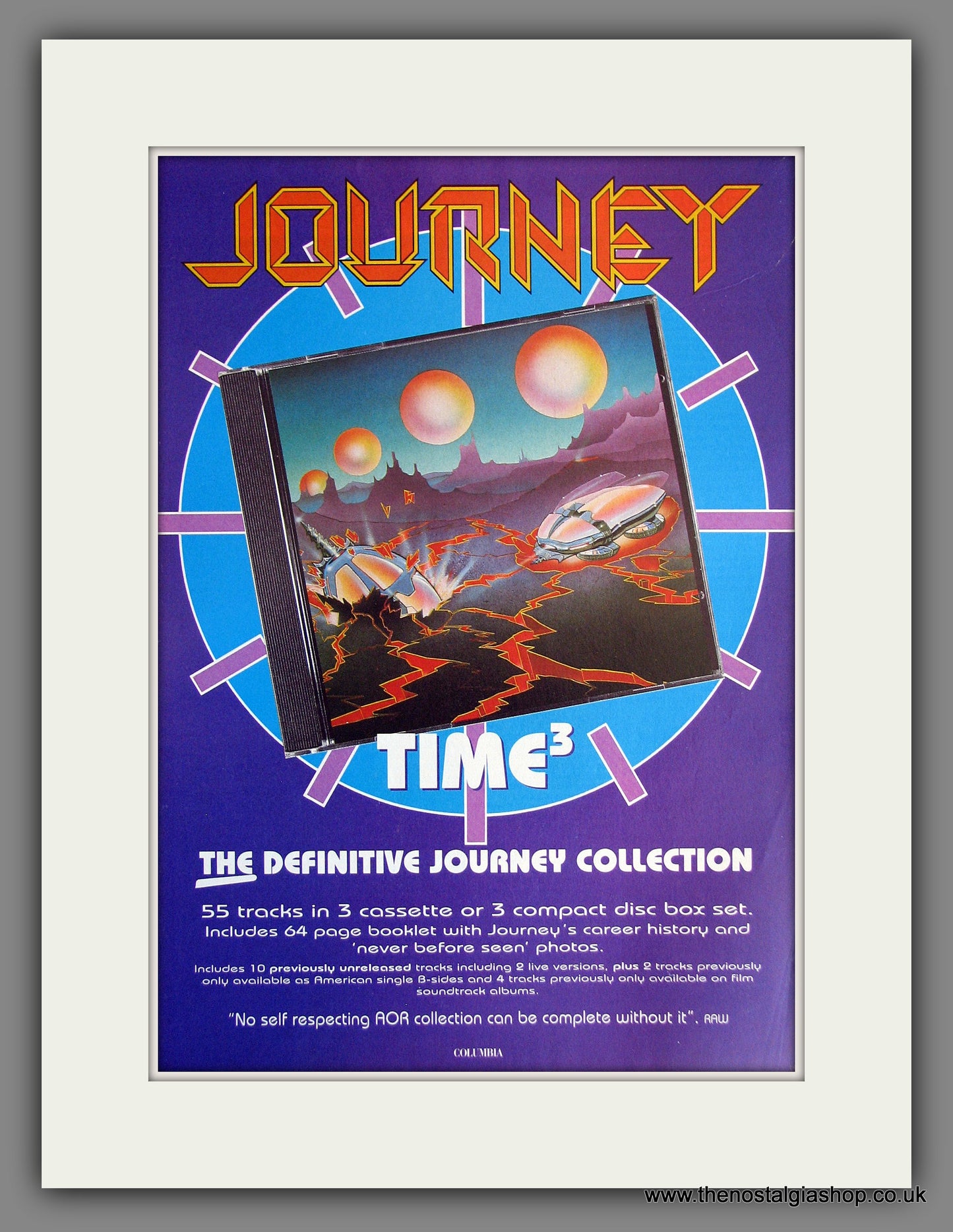 Journey Time 3. Vintage Advert 1993 (ref AD55708)