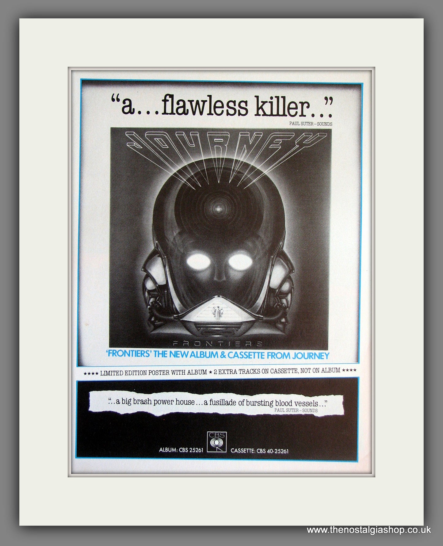 Journey Frontiers. Vintage Advert 1983 (ref AD55711)