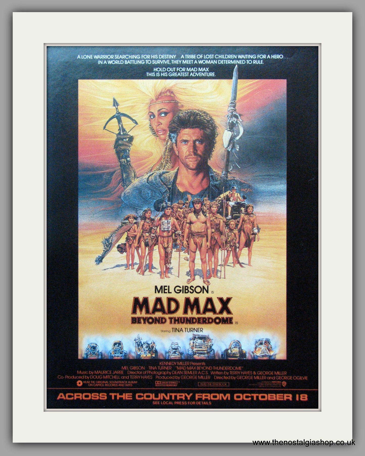 Mad Max 3 Beyond Thunderdome. 1985 Original advert (ref AD50475)