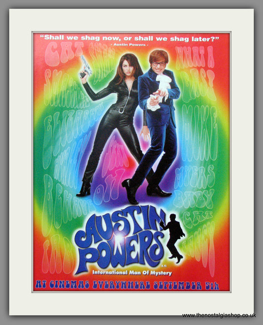 Austin Powers Man Of Mystery. 1997 Original advert (ref AD50476)