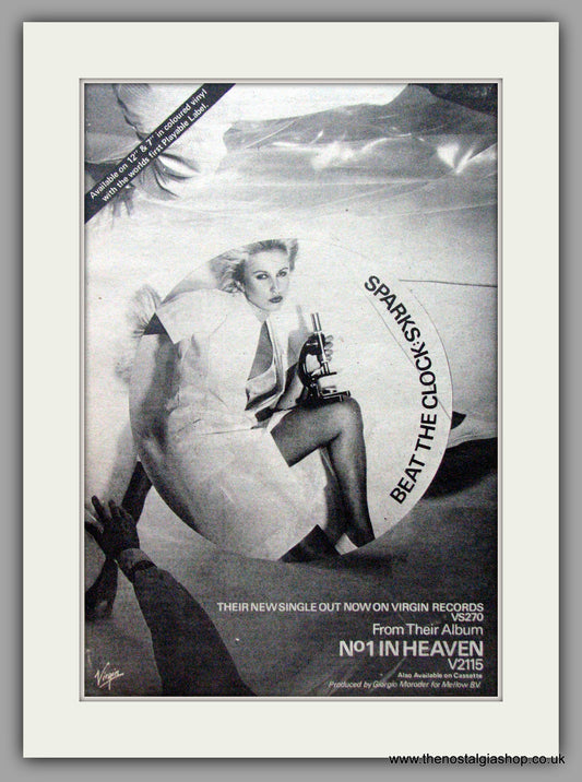 Sparks Beat The Clock. Original advert 1979 (ref AD50523)