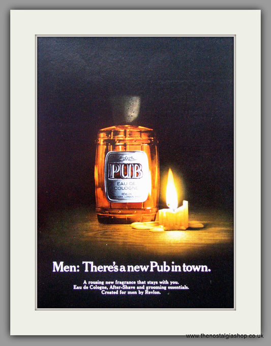 Pub After Shave by Faberge. 1969 Original Advert (ref AD51148)