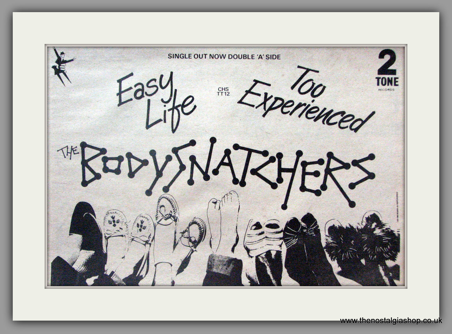 Bodysnatchers (The) Easy Life, Too Experienced. Vintage Advert 1980 (ref AD50524)