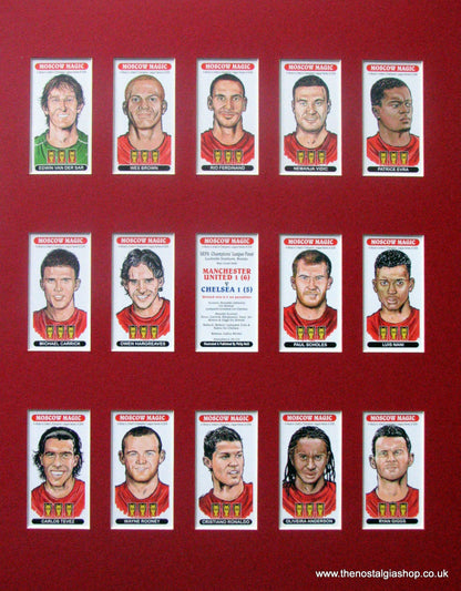Manchester United. Moscow Magic. Football Card Set
