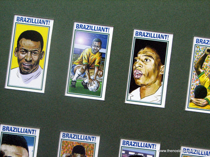 Brazilliant. The Legend Pele.. Football Card Set