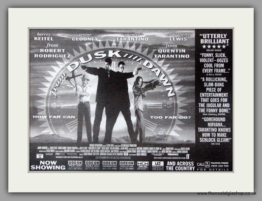 From Dusk Till Dawn. Vintage Advert 1996 (ref AD50319)