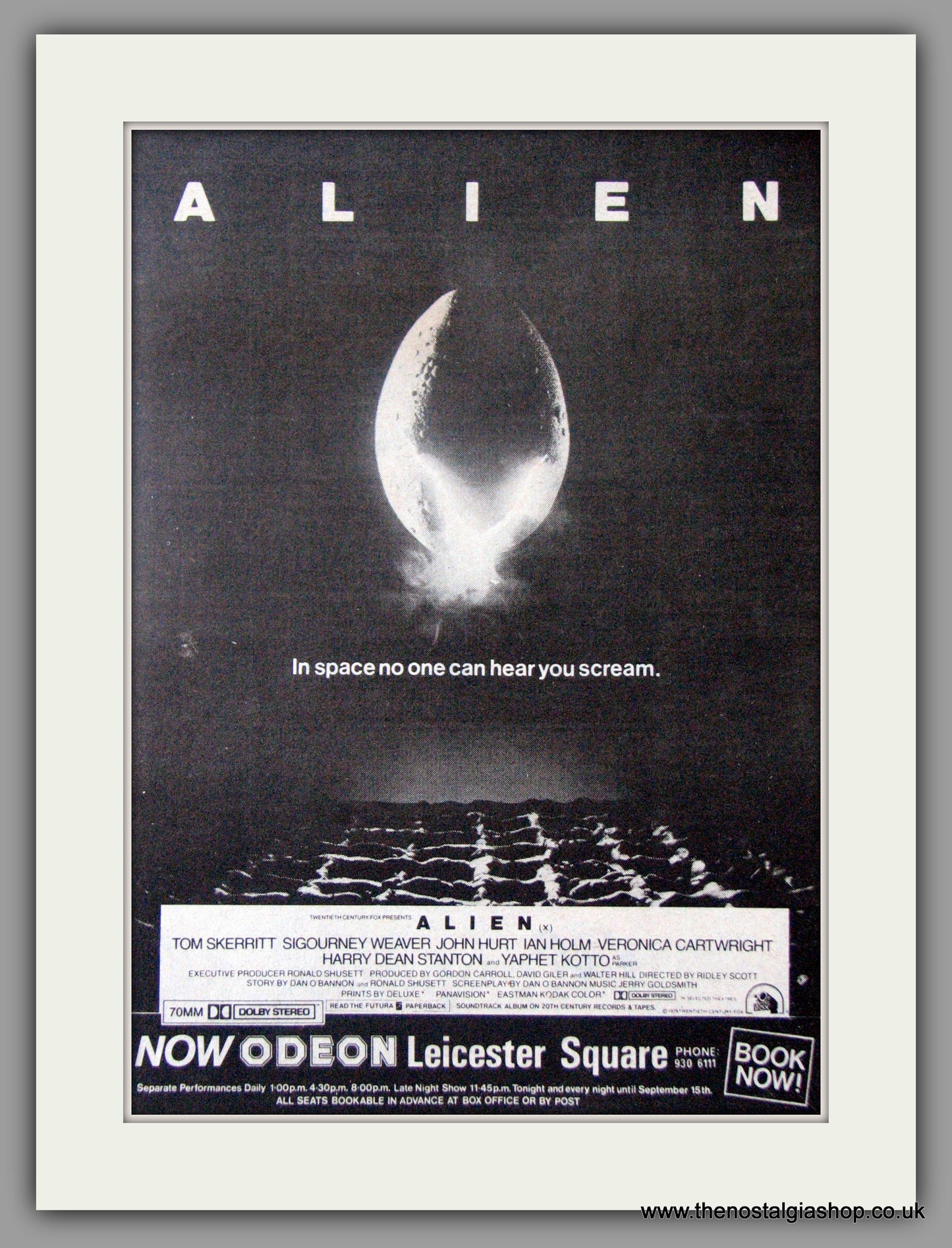 Alien). Vintage Advert 1979 (ref AD50325)