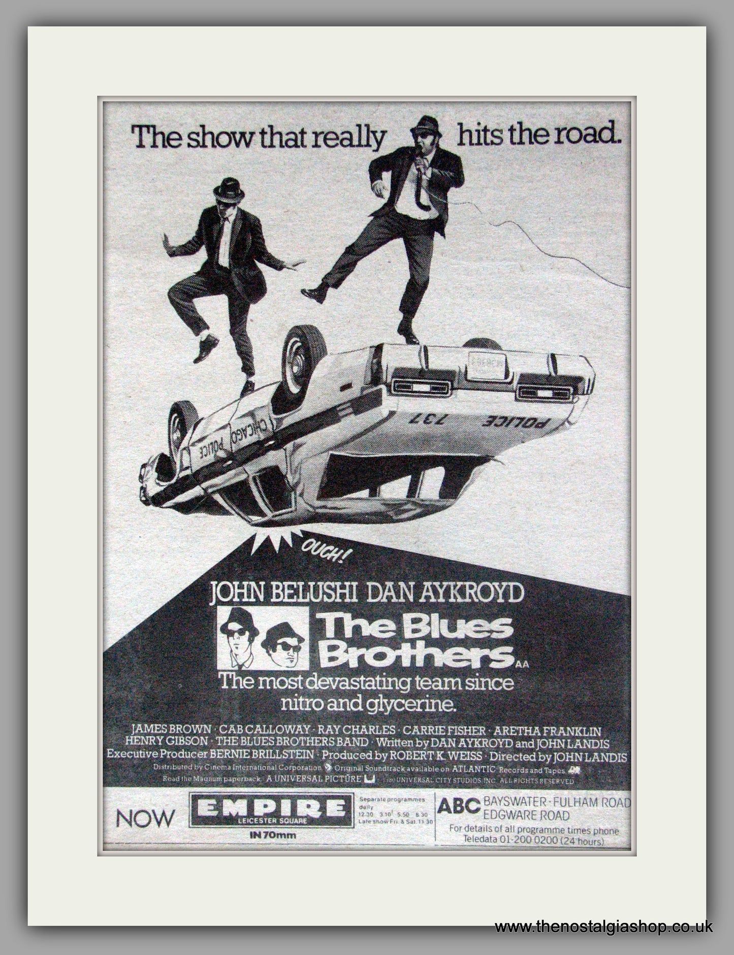 Blues Brothers (The). Vintage Advert 1980 (ref AD50332)