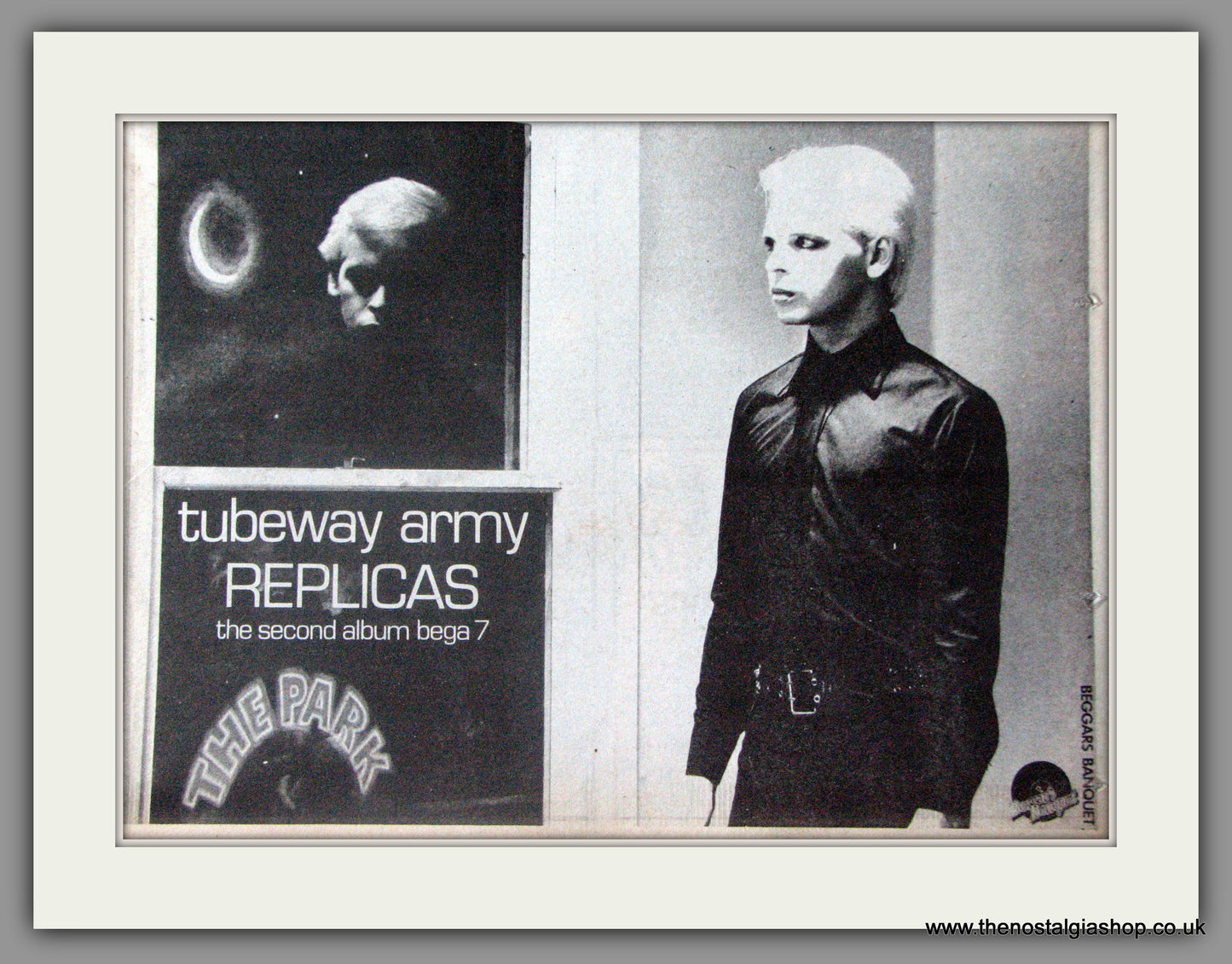 Tubeway Army. Replicas. Vintage Advert 1979 (ref AD50355)