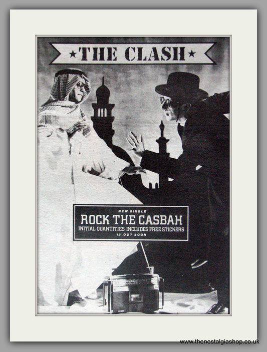 Clash (The) Rock The Casbah. Vintage Advert 1982 (ref AD50361)