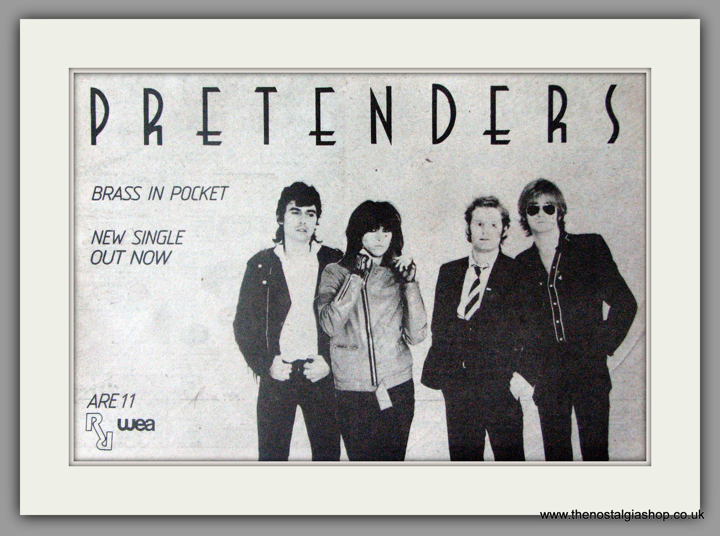 Pretenders. Brass In Pocket. Vintage Advert 1979 (ref AD50368)