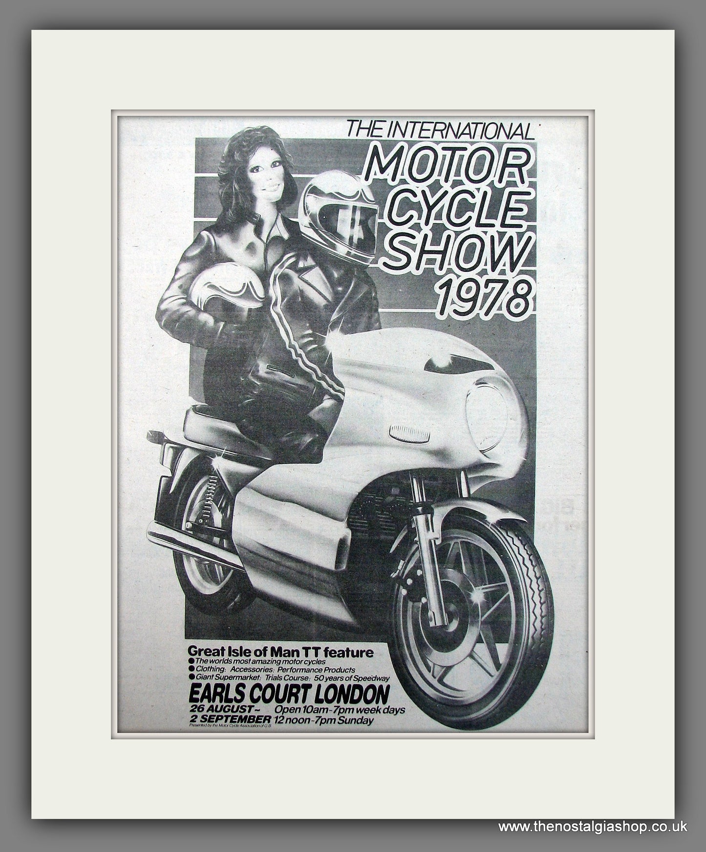 International Motorcycle Show '78. Earls Court. Original Advert 1978 (ref AD12969)