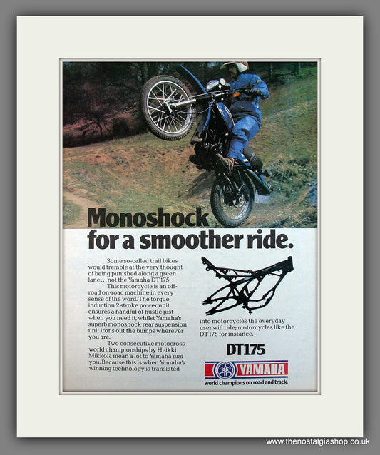 Yamaha DT175 Trail Motorcycle. Original Advert 1979 (ref AD13012)