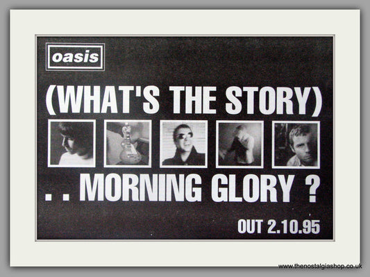 Oasis. What's The Story. Vintage Advert 1995 (ref AD50419)