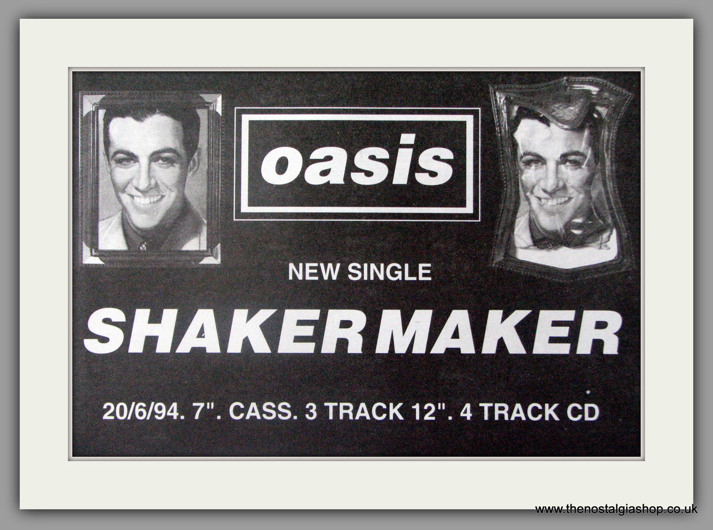 Oasis. Shaker Maker. Vintage Advert 1994 (ref AD50421)