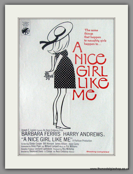 A Nice Girl Like Me. Original advert 1968 (ref AD50490)