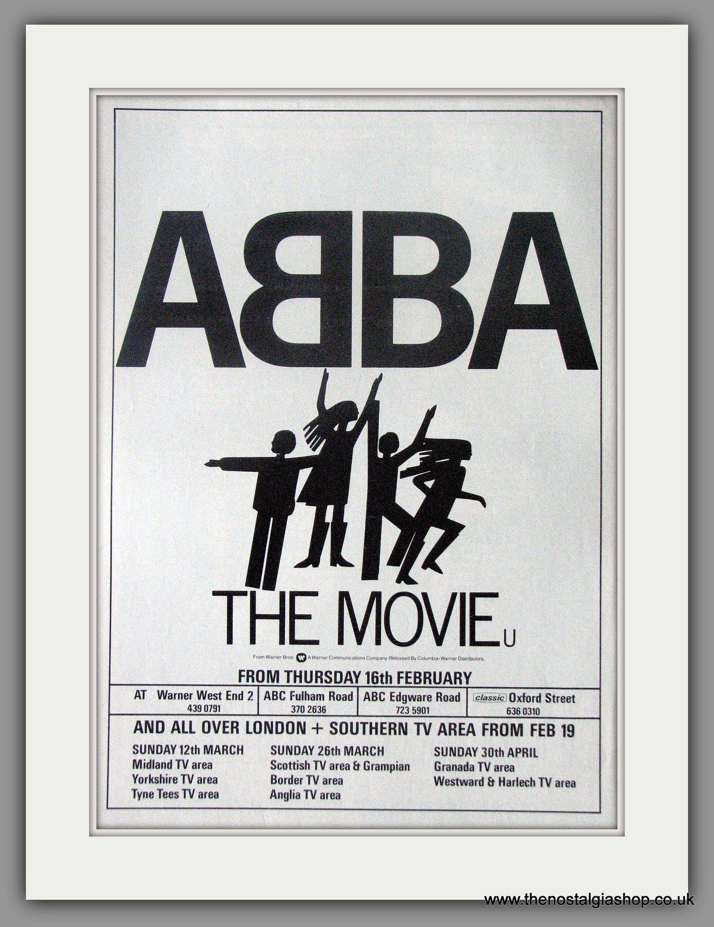 Abba The Movie. Original advert 1978 (ref AD50504)