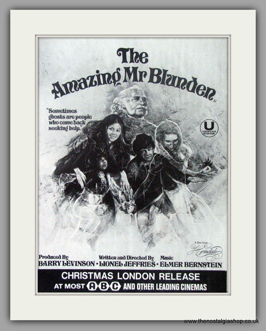 Amazing Mr Blunden (The). Original advert 1973 (ref AD50510)