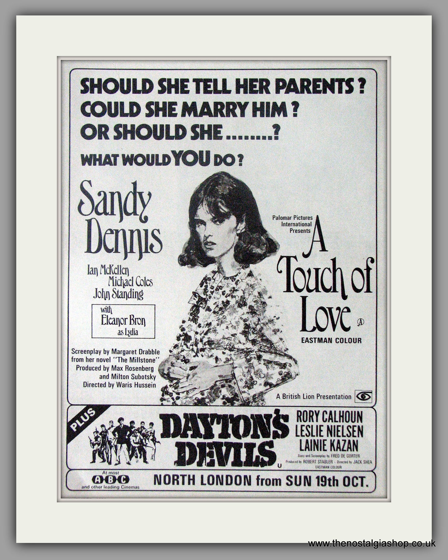 A Touch Of Love. Original advert 1969 (ref AD50511)