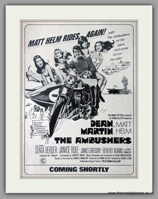 Ambushers (The). Original advert 1968 (ref AD50513)