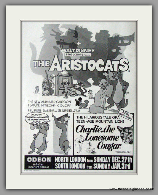 Aristocats (The) Walt Disney, Original Advert 1971 (ref AD50544)