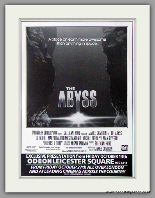 Abyss (The), Original Advert 1989 (ref AD50545)
