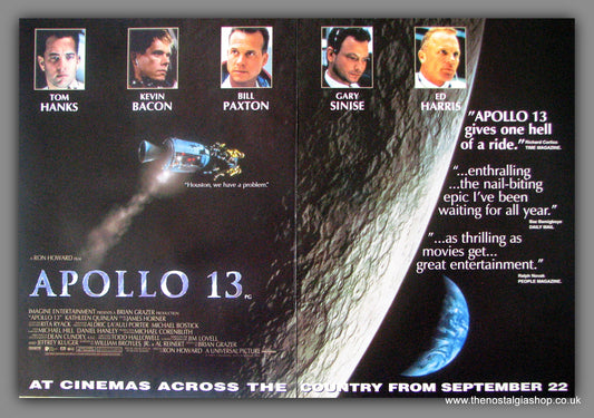 Apollo 13. Set of two Original Advert 1995 (ref AD50548)