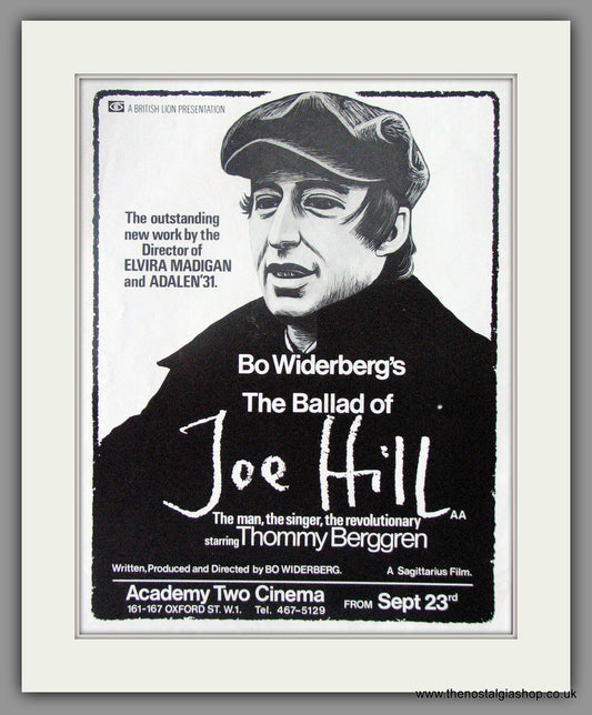 Ballad Of Joe Hill (The). Original Advert 1971 (ref AD50551)