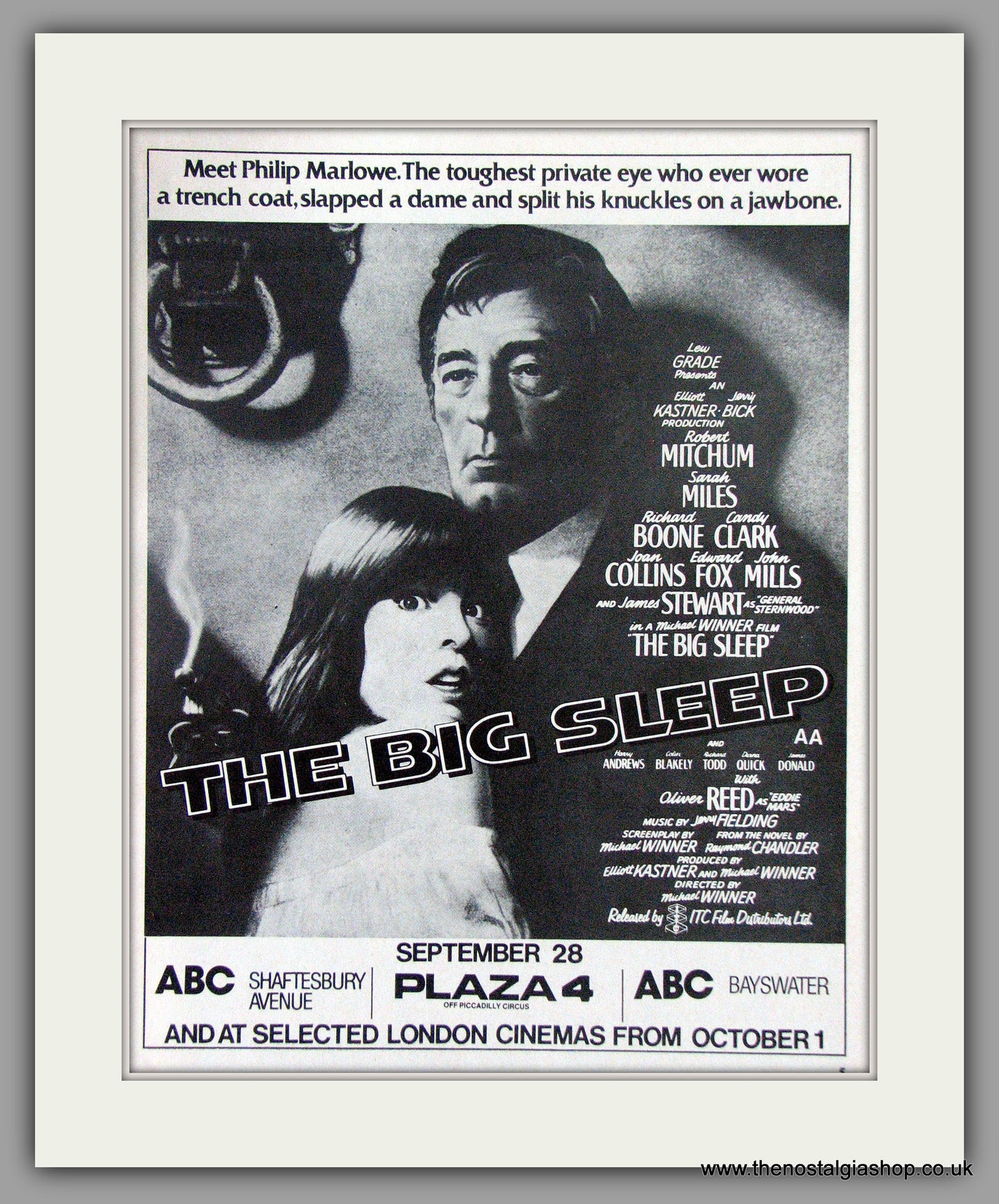 Big Sleep (The) Original Advert 1978 (ref AD50557)