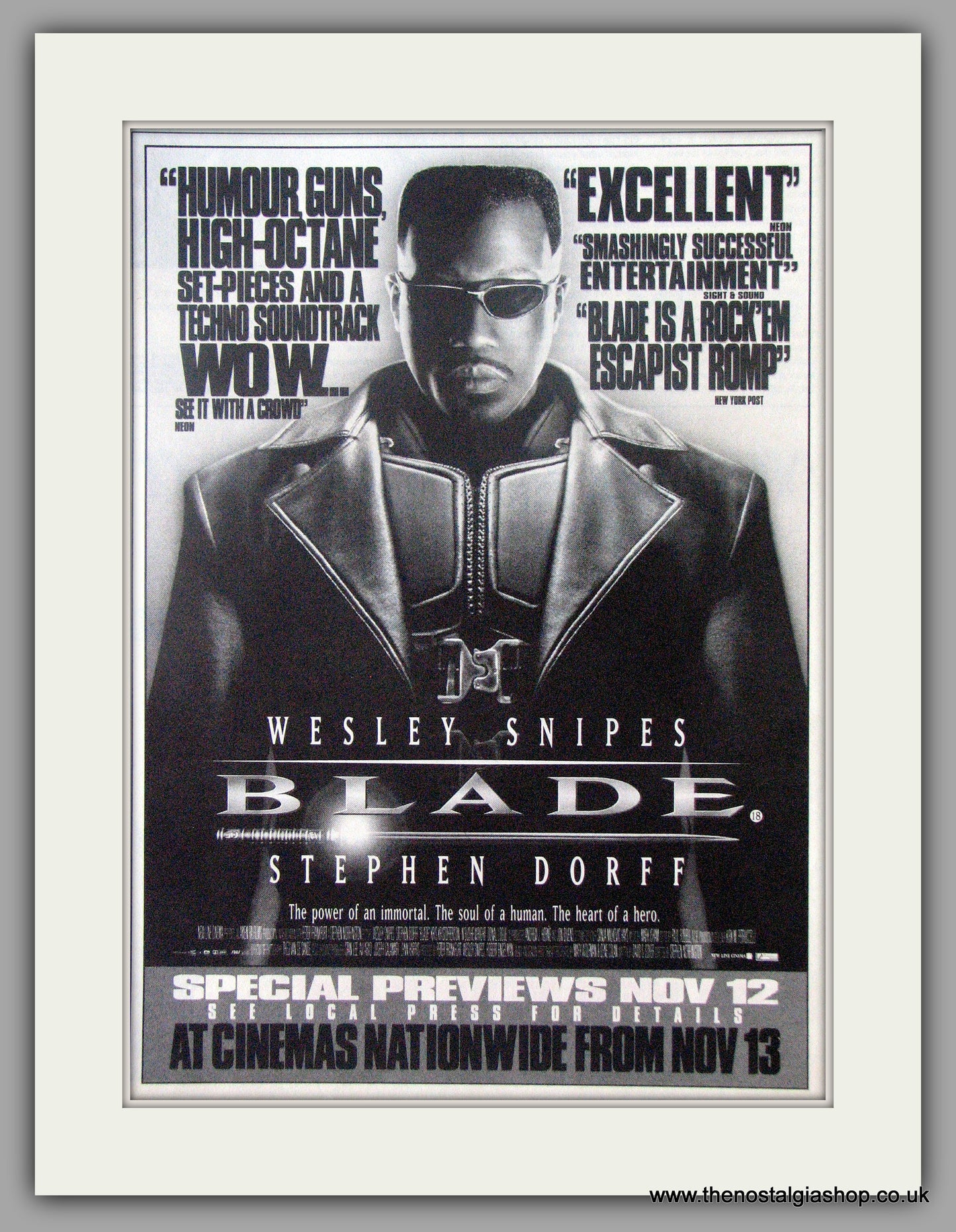 Blade. Original Advert 1998 (ref AD50558)