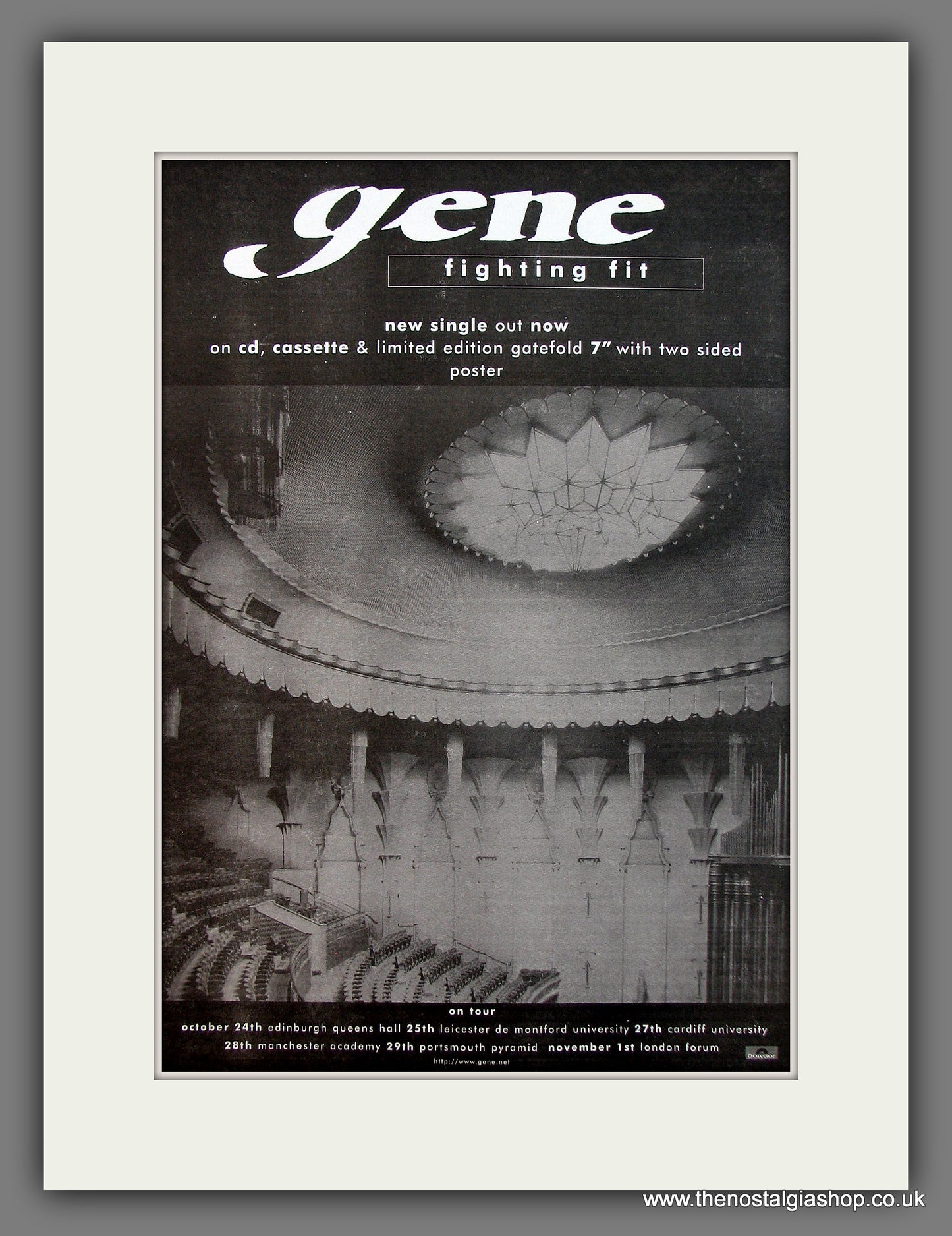 Gene Fighting Fit. Original Vintage Advert 1996 (ref AD13256)