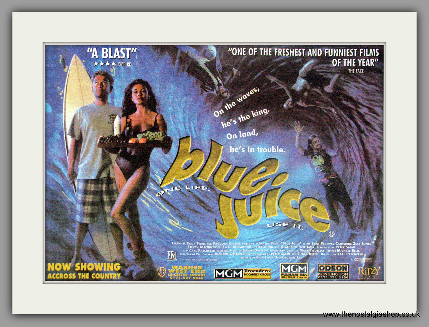 Blue Juice. Original Advert 1995 (ref AD50578)