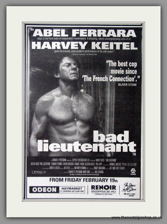 Bad Lieutenant. Original Advert 1993 (ref AD50589)