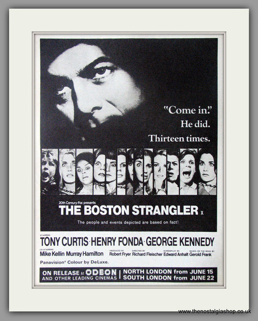 Boston Strangler (The). Original Advert 1969 (ref AD50595)