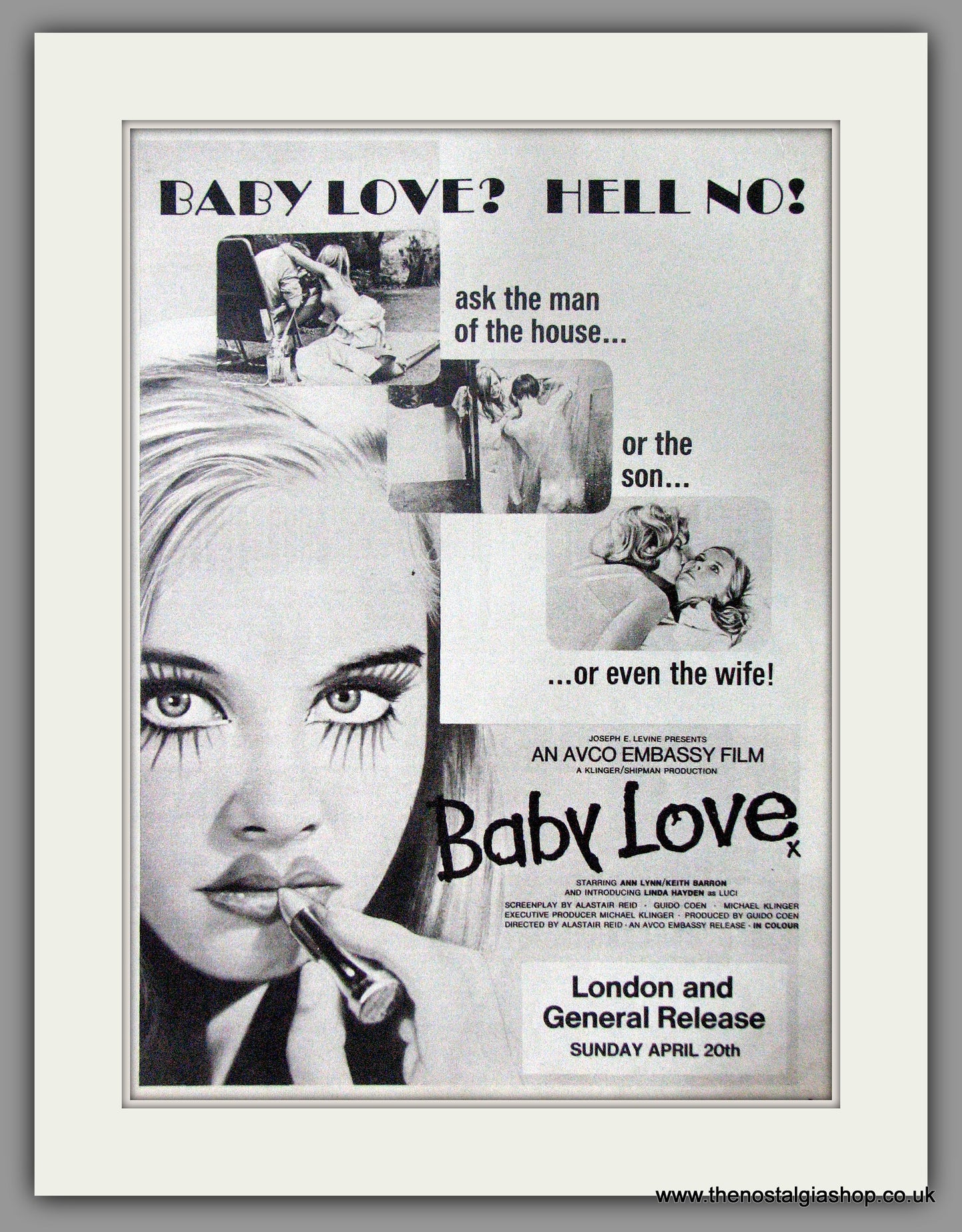 Baby Love. Original Advert 1969 (ref AD50596)