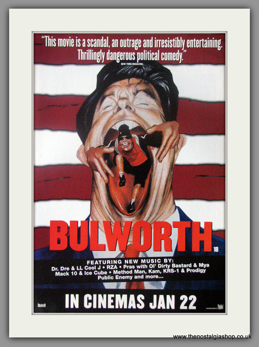 Bulworth. Original Advert 1999 (ref AD50597)