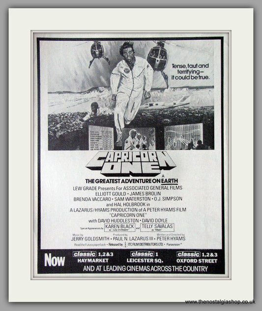 Capricorn One. Original Advert 1979 (AD50630)