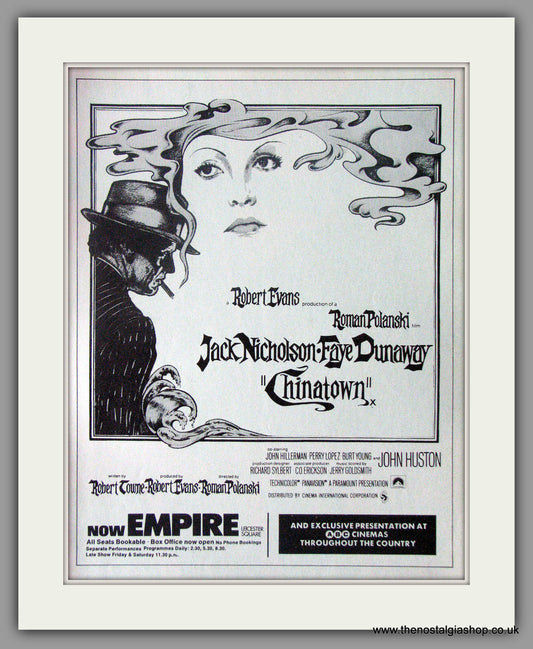 Chinatown. Original Advert 1974 (AD50631)