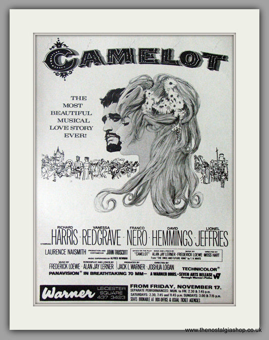 Camelot. Original Advert 1968 (AD50637)