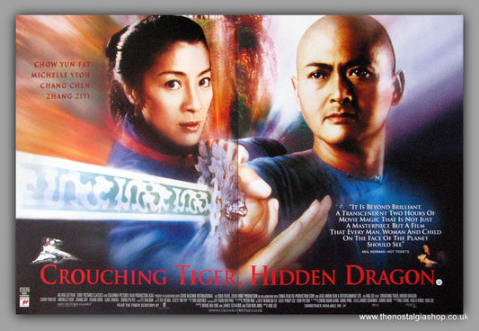 Crouching Tiger Hidden Dragon. Double Original Advert 2000 (AD50644)