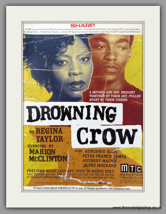 Drowning Crow. Original Advert 2004 (AD50651)