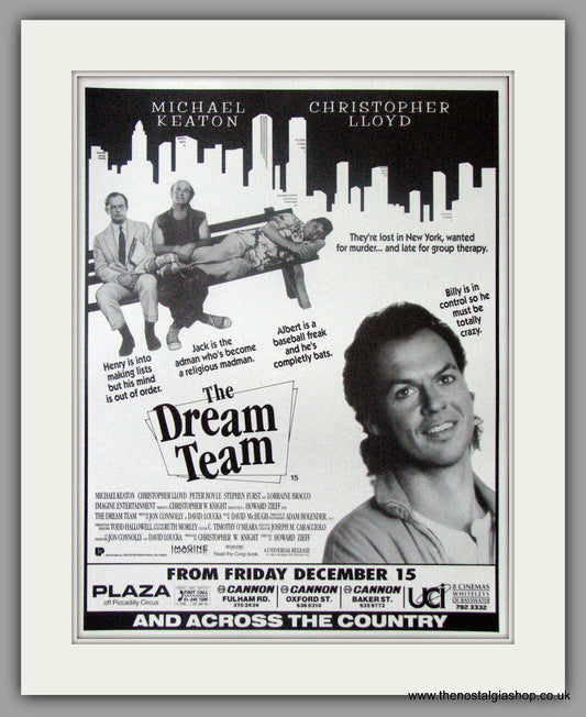 Dream Team (The). Original Advert 1990 (AD50660)