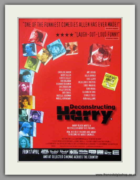 Deconstructing Harry. Original advert 1998 (AD50671)