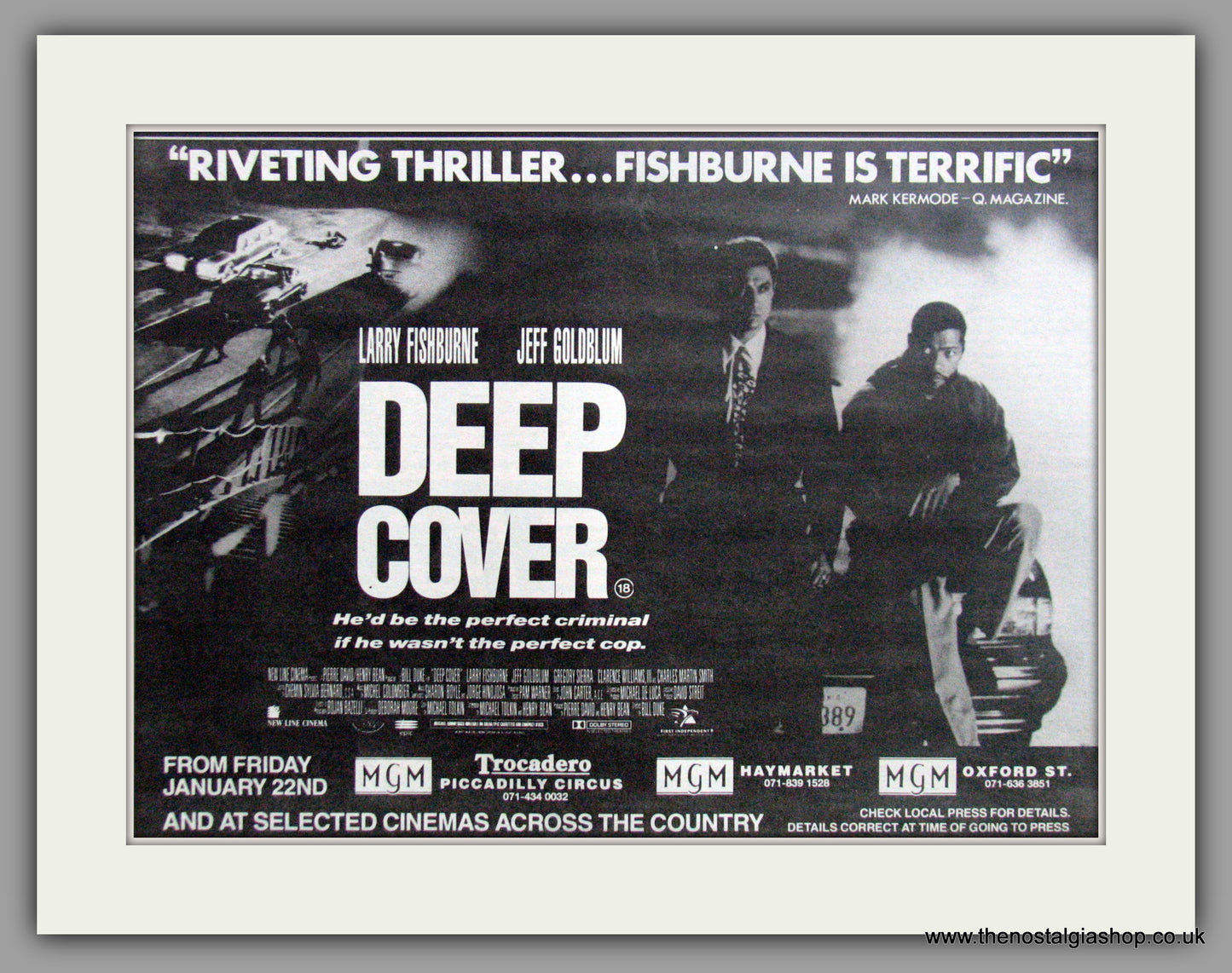 Deep Cover. Original advert 1993 (AD50679)