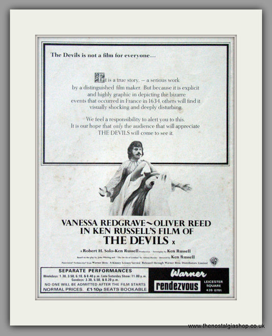 Devils (The). Original advert 1971 (AD50681)