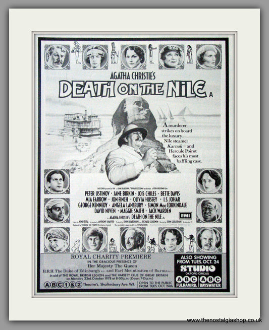 Death On The Nile. Original advert 1978 (AD50691)